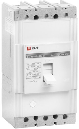 Выключатель автоматический в литом корпусе EKF PROxima ВА-99 3п 315А 35кА картинка